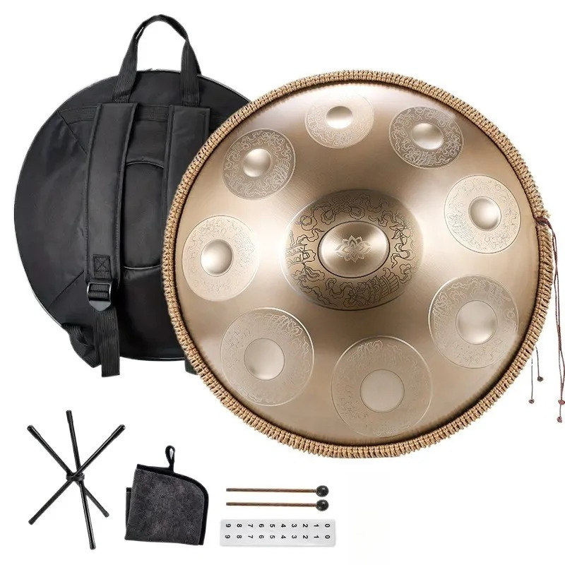 A Musical Instrument With Keys - 18 인치 스테인레스 스틸 HandPan G