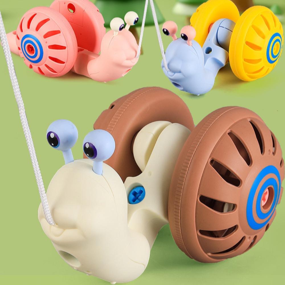 Musical Instrument Rattle - 1Pc 로프 조립 풀 스레드 달팽이