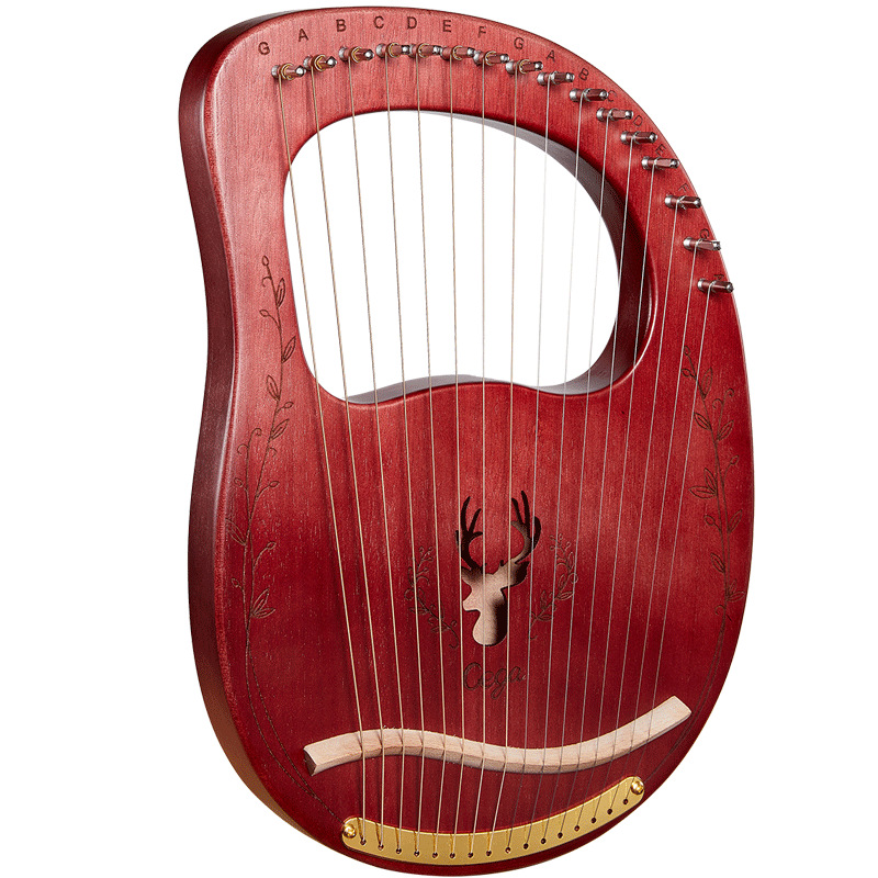 Musical Instrument Lyre - 16줄 리어 하프 마호가니 목재 하프
