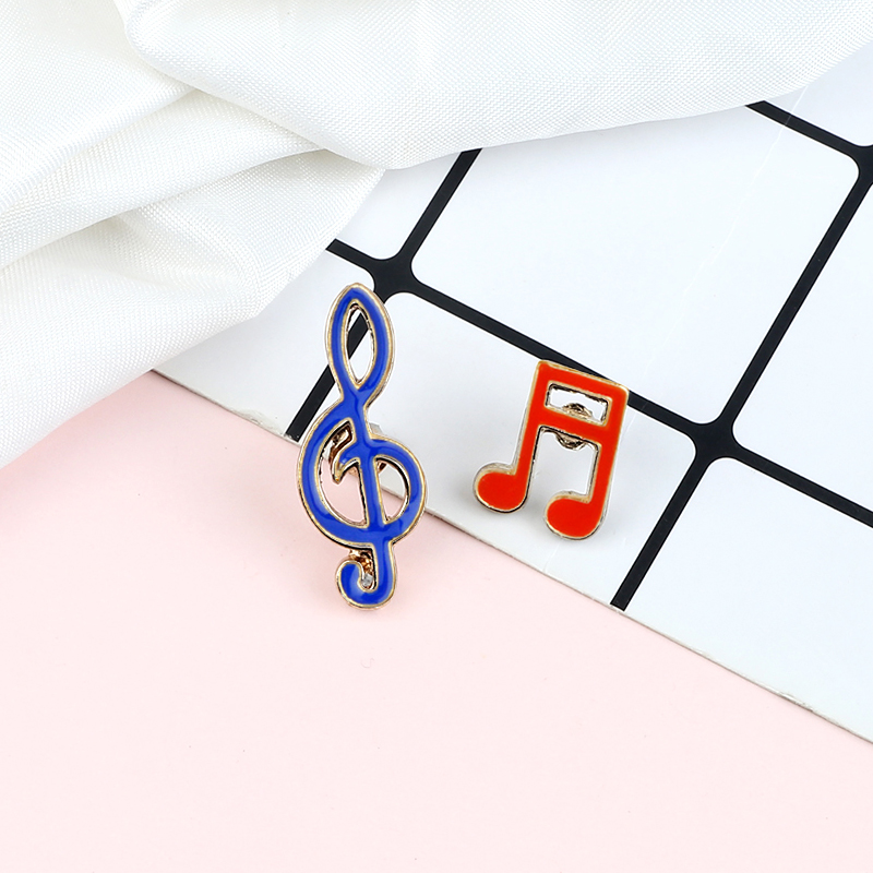 Musical Instrument Symbols - 음악 음자리표 기호 에나멜 핀 패션