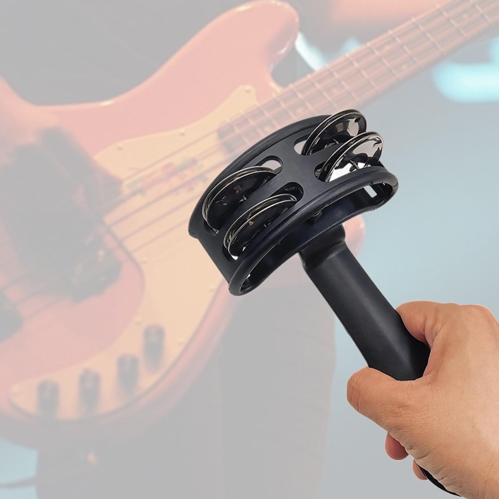 Musical Instrument Rattle - 전문가용 휴대용 탬버린 10cm 미니 플라스틱