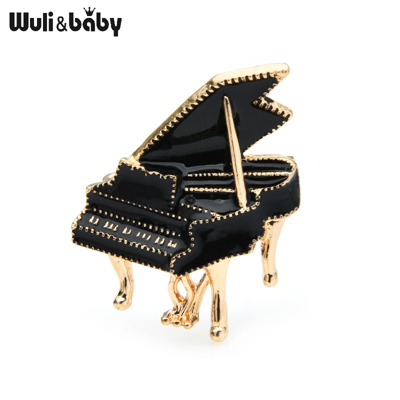 Musical Instrument Symbols - Wuli & baby 블랙 에나멜 피아노