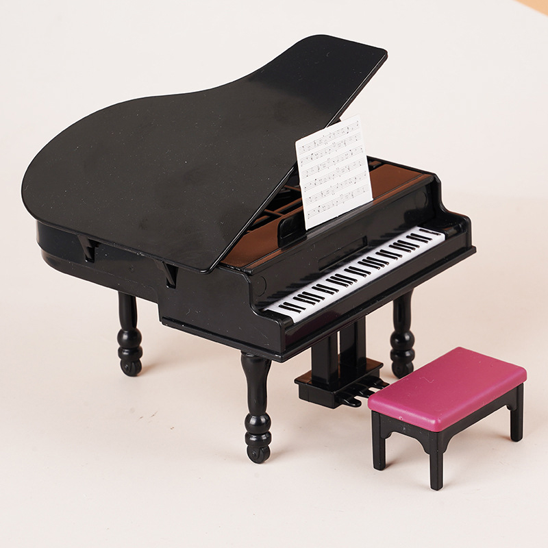 1:12 인형 집 미니어처 피아노 의자 포함 악기 의자 - Musical Instrument Piano 리뷰 및 가격