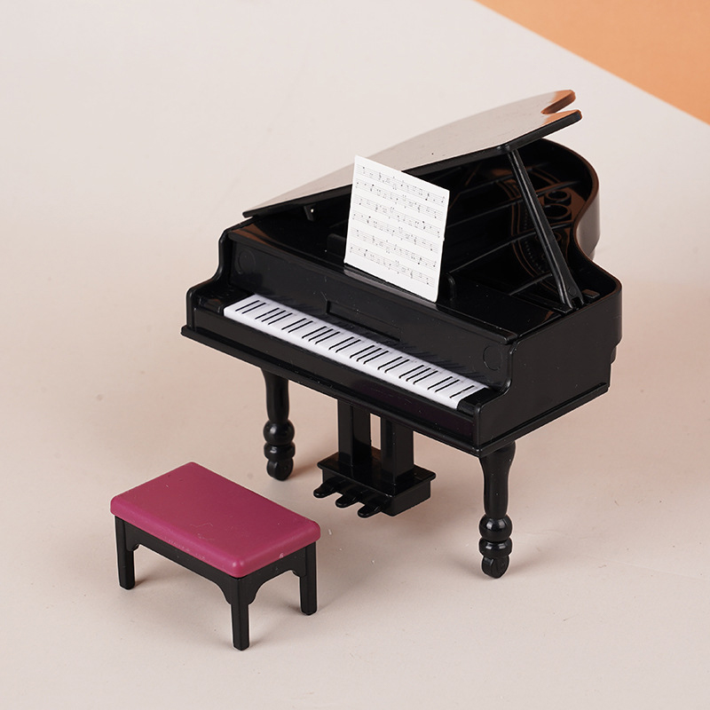 1:12 인형 집 미니어처 피아노 의자 포함 악기 의자 - Musical Instrument Piano 리뷰 및 가격