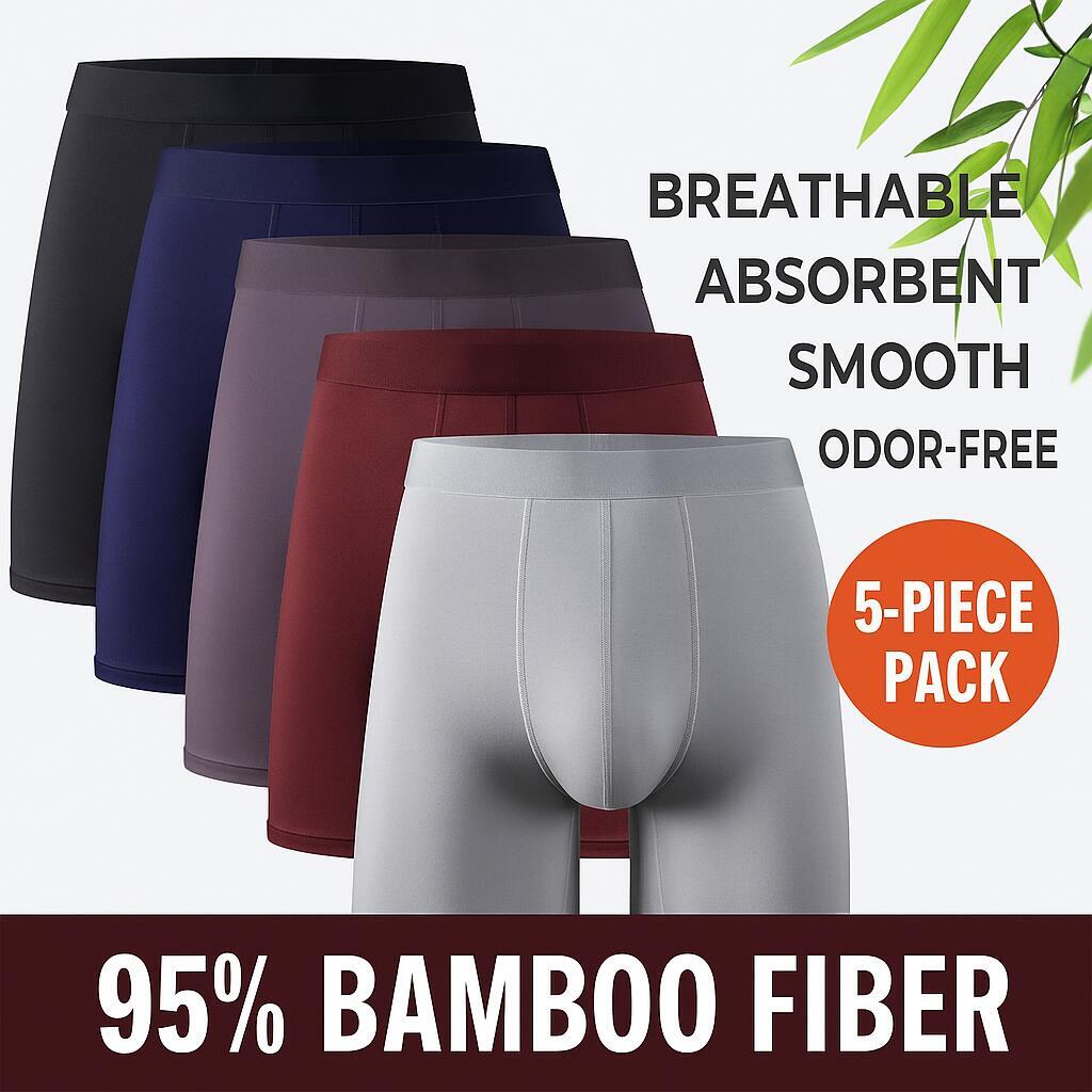 5개입 95% 대나무 섬유 5% 스판덱스 남성용 롱 레 - Didgeridoo Bamboo 리뷰 및 가격