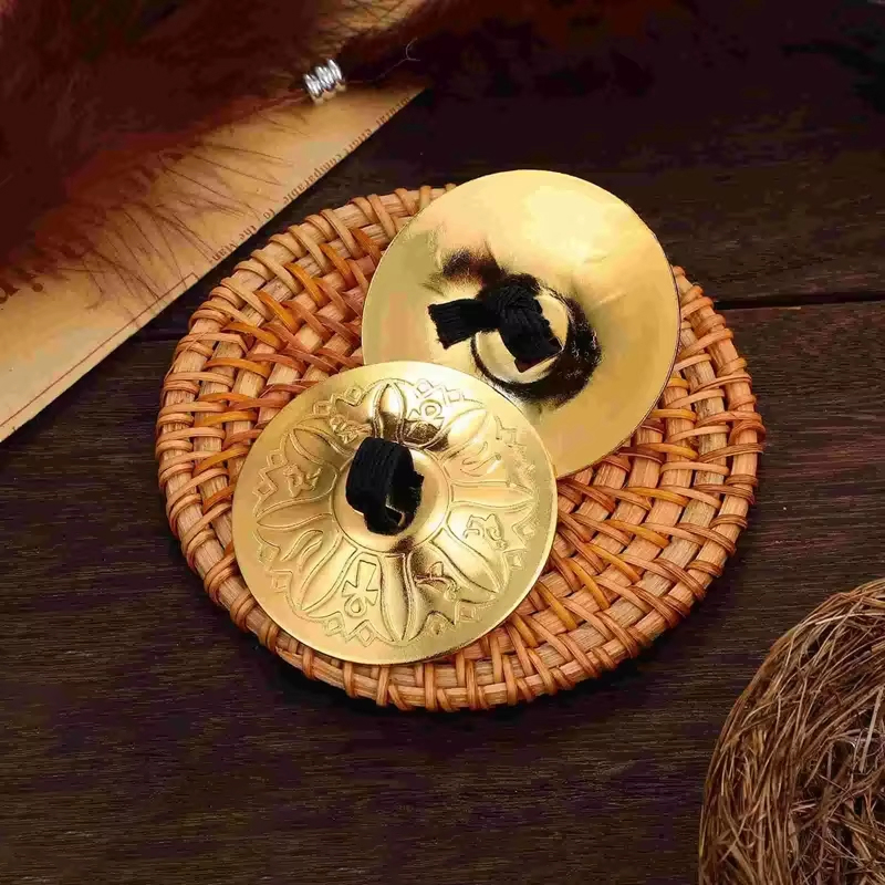 2개 세트 인기 상품 구리 미니 핑거 질스 핑거 심벌즈 - Musical Instrument Percussion 리뷰 및 가격