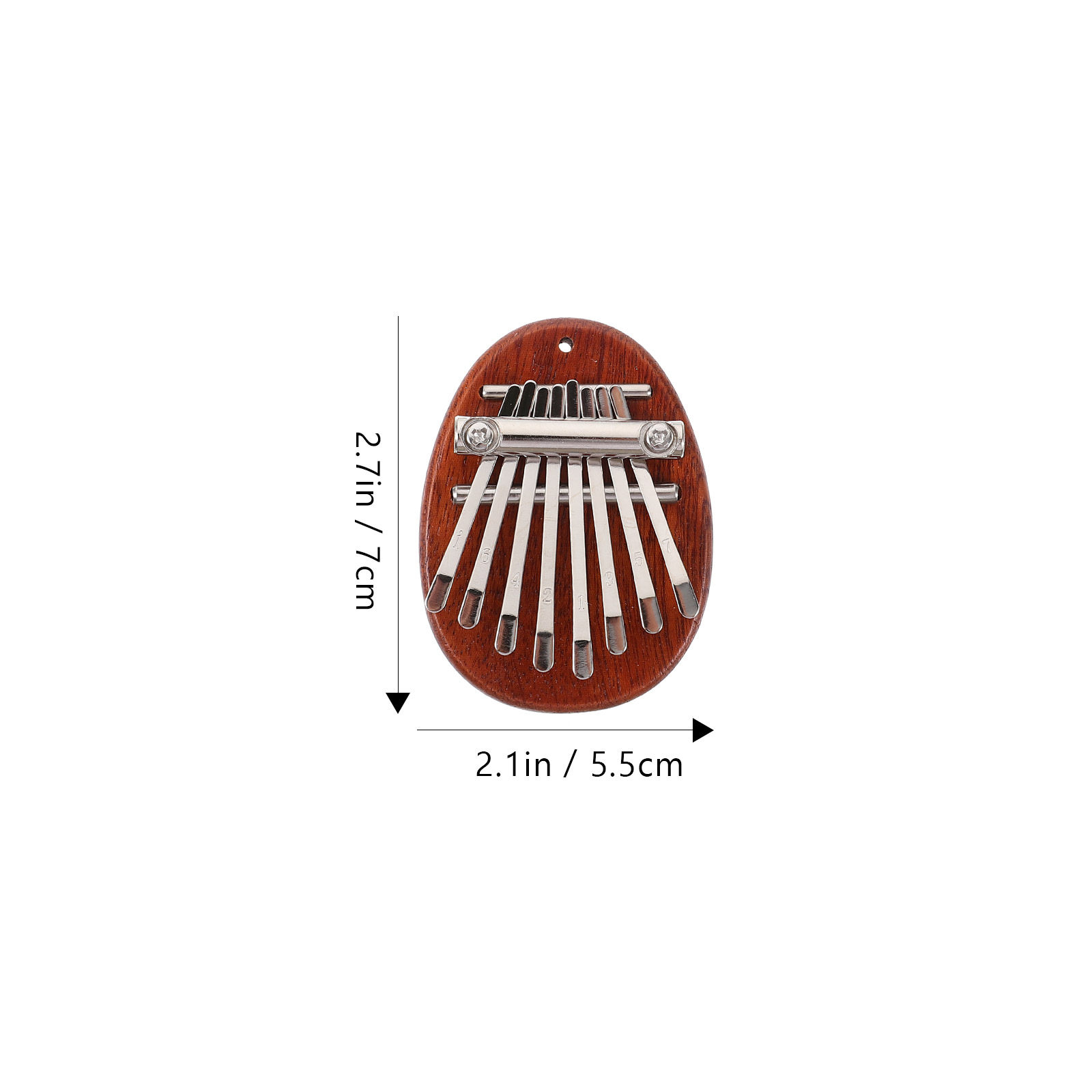 1세트 칼림바 미니 8키 엄지 피아노 휴대용 손가락 타 - A Musical Instrument With Keys 리뷰 및 가격