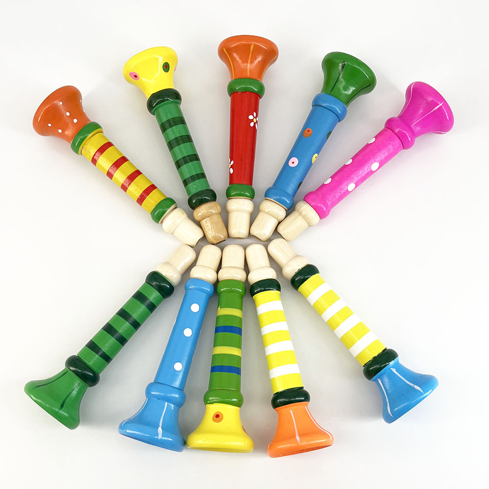 나무 트럼펫 어린이 장난감 경적 휘파람 어린이를위한 악 - Musical Instrument Fagot 리뷰 및 가격