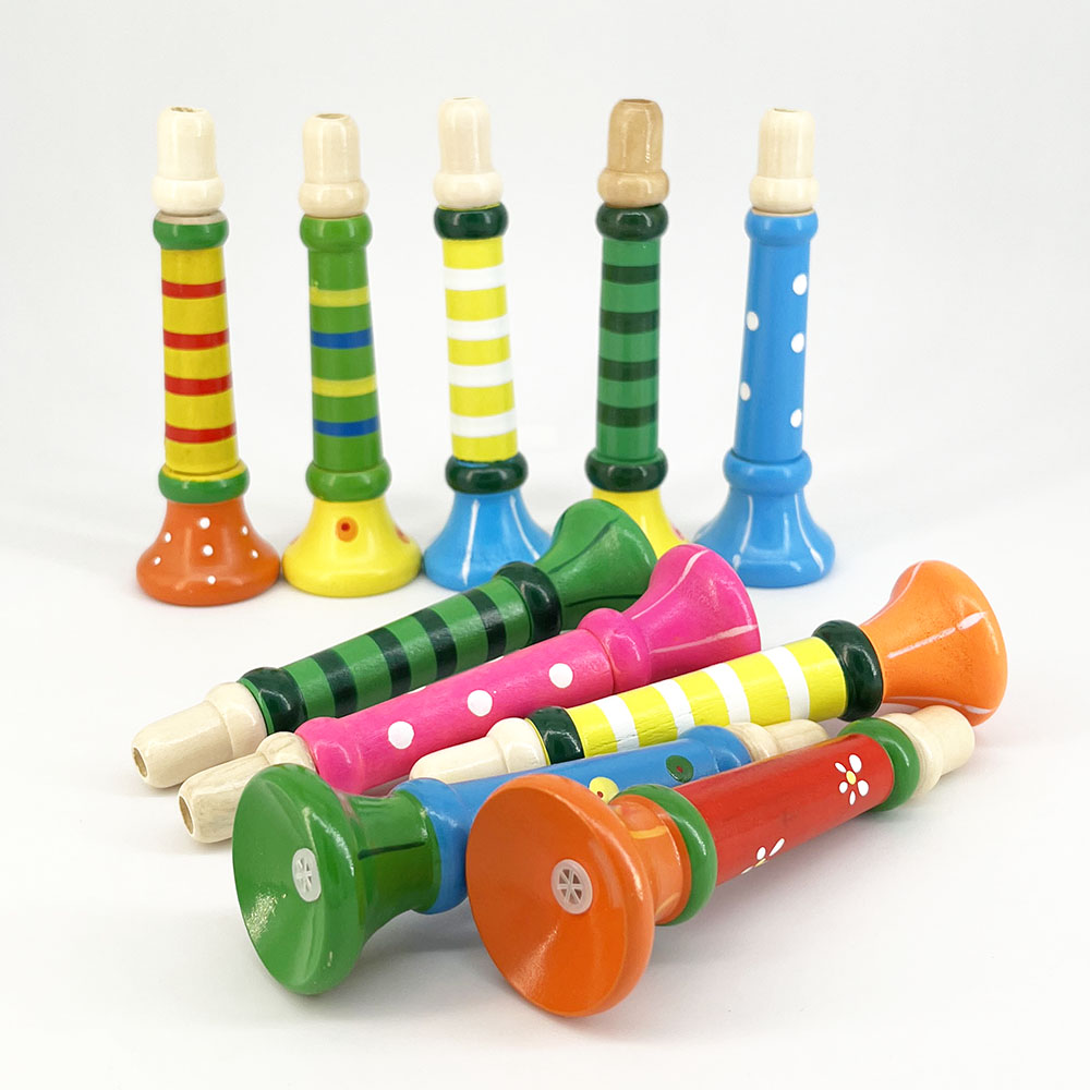 나무 트럼펫 어린이 장난감 경적 휘파람 어린이를위한 악 - Musical Instrument Fagot 리뷰 및 가격