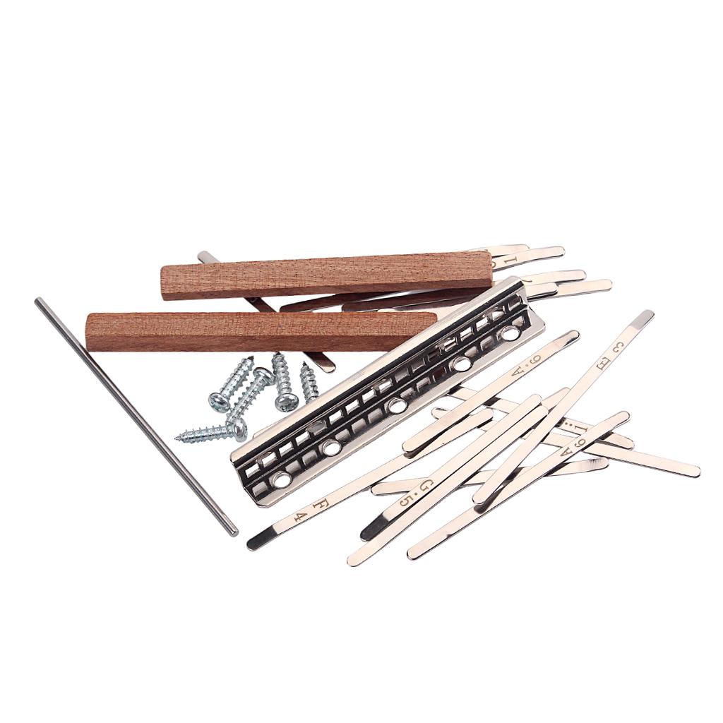 칼림바 17키 DIY 부품 키트 엄지 피아노 스틸 키  - A Musical Instrument With Keys 리뷰 및 가격