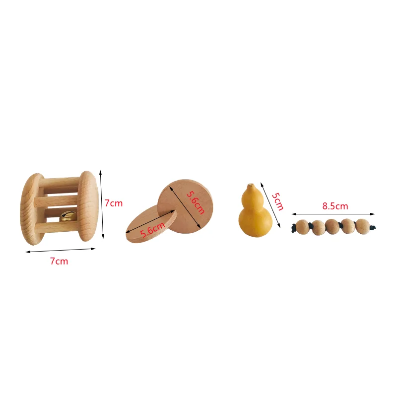 몬테소리 나무 벨 딸랑이 연동 디스크, 잡기 구슬 아기 - Musical Instrument Rattle 리뷰 및 가격