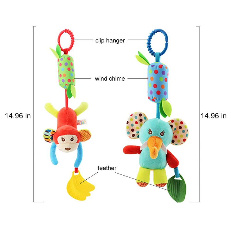 아기 침대용 흔들 장난감, 카시트 장난감, 부드러운 모 - Musical Instrument Rattle 리뷰 및 가격