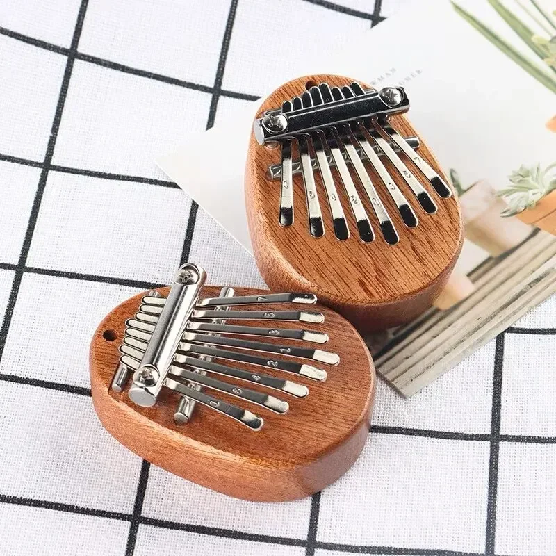 1Pcs 나무 미니 엄지 피아노 뮤지컬 8 톤 휴대용  - Musical Instrument Piano 리뷰 및 가격