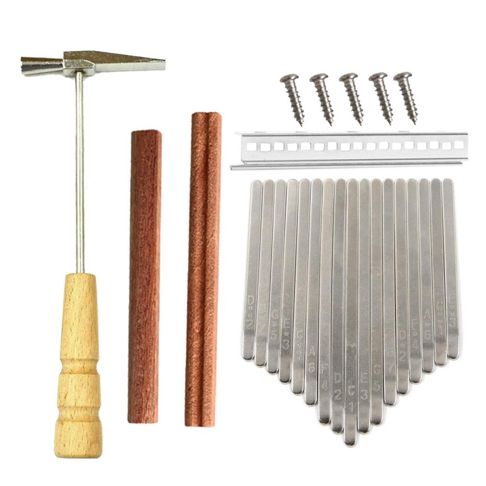 DIY 칼림바 엄지 피아노 17키 실버 메탈 튜닝 렌치 - Musical Instrument Repairs 리뷰 및 가격