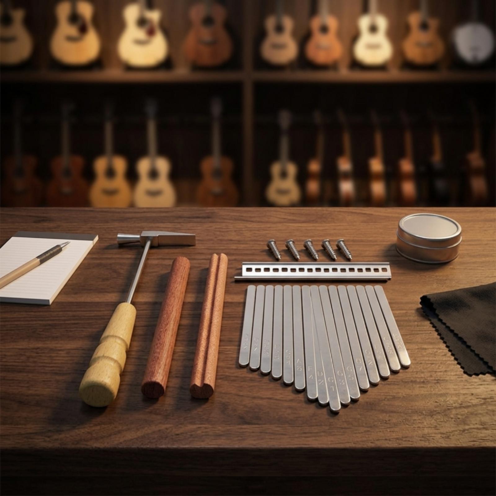 DIY 칼림바 엄지 피아노 17키 실버 메탈 튜닝 렌치 - Musical Instrument Repairs 리뷰 및 가격
