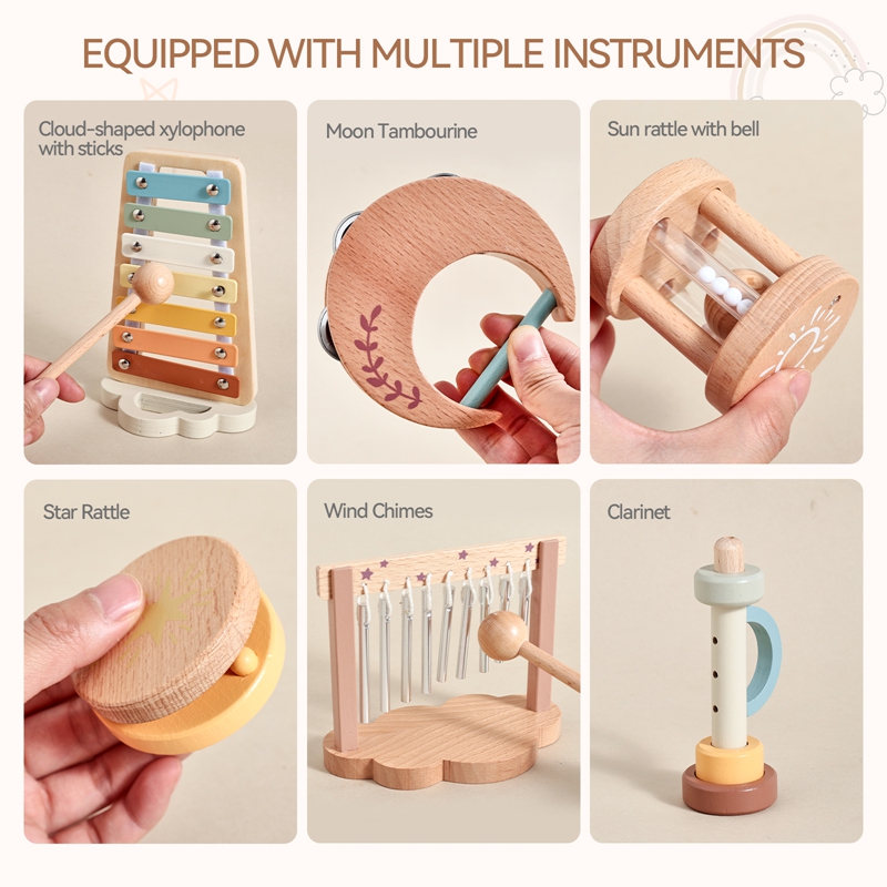 1세트 악기 선물 상자 포함 아기 음악 스타터 장난감  - Musical Instrument Harmonium 리뷰 및 가격