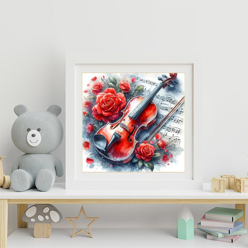 에버샤인 DIY 다이아몬드 페인팅 바이올린 풀 스퀘어  - Musical Instrument Fagot 리뷰 및 가격