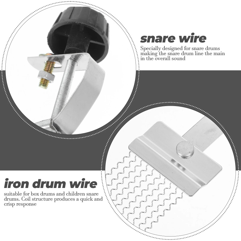 1/2pcs 하프 디자인 스틸 아이언 스네어 와이어 드 - Musical Instrument Box 리뷰 및 가격